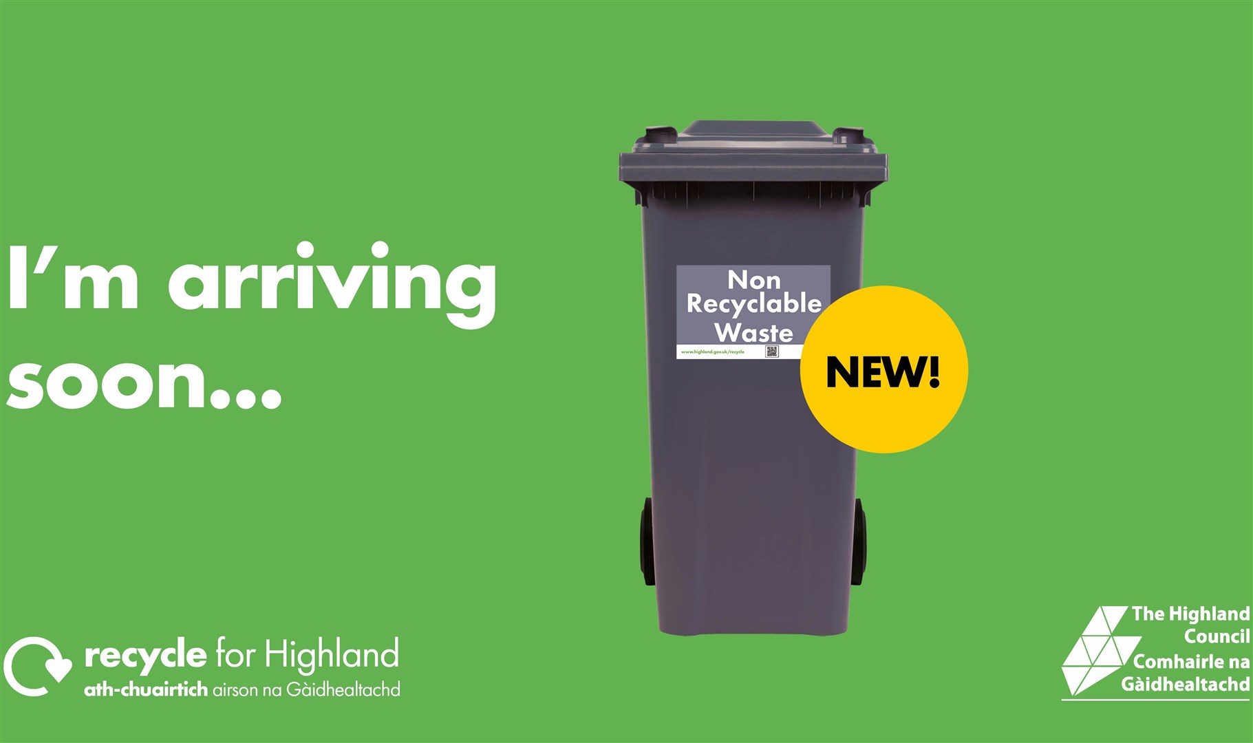 New bins are being delivered along with instructions about the plan of action for households as twin stream recycling is introduced.